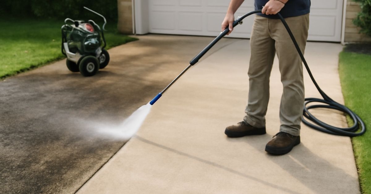 Driveway Pressure Washing: 5 Tricks for a Like-New Look
